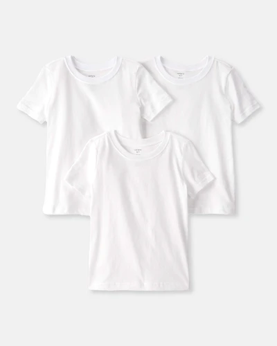 Kid 3-Pack Basic Short-Sleeve Tees - White