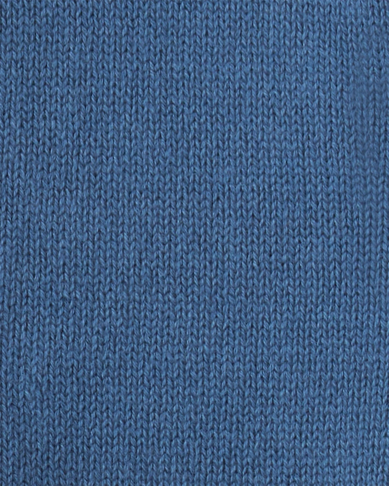Toddler Boy 2-Piece Cotton Cardigan Sweater & Denim Jeans Set - Blue