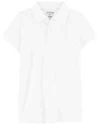 Kid Pique Cotton Uniform Polo