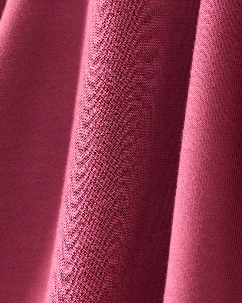 Baby Girl 2-Piece PurelySoft Long-Sleeve Tee & Pant Set - Burgundy