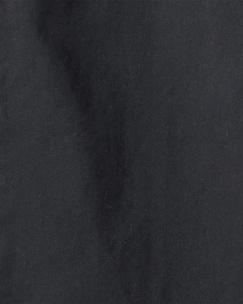 Boys Cotton Chino Pants - Black