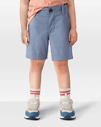Toddler Flat-Front Shorts - Blue