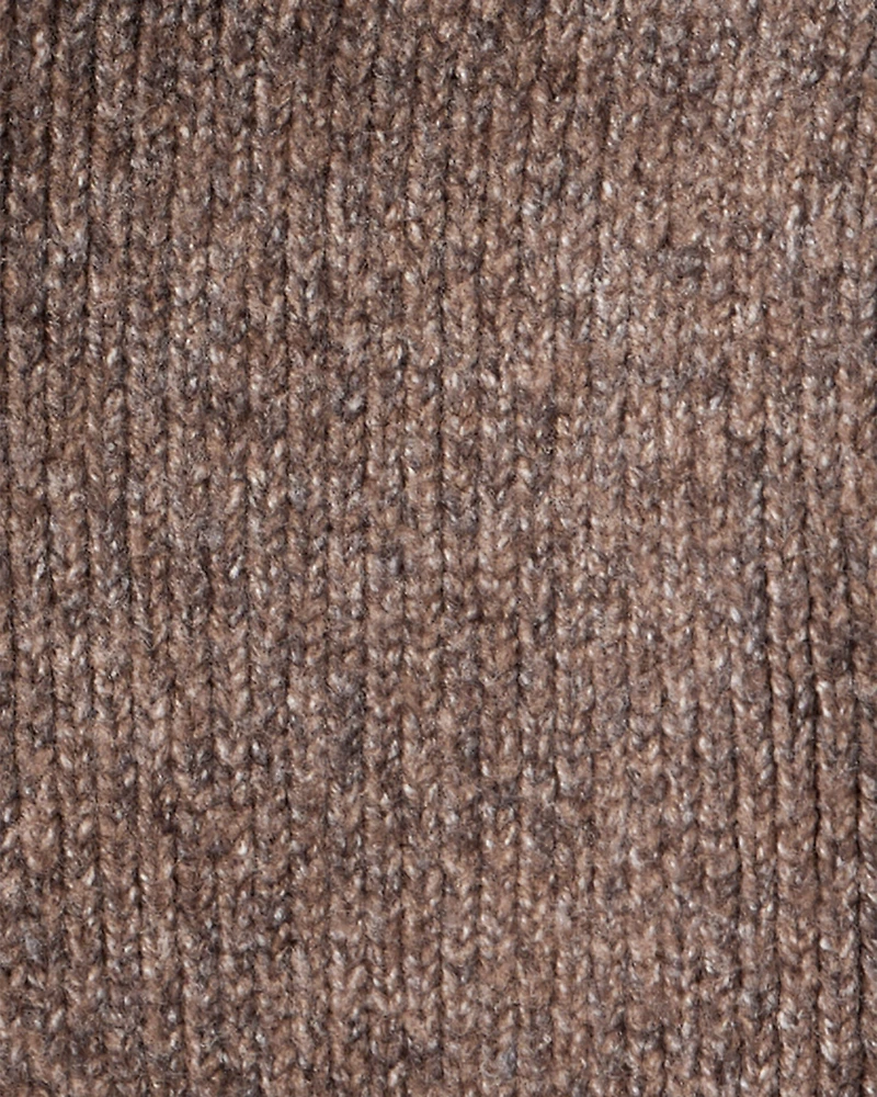 Baby Boy Long-Sleeve Hooded Sweater - Brown