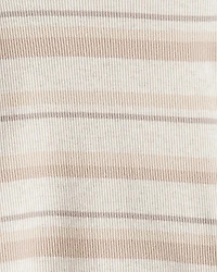 Baby Girl Striped Long-Sleeve Top - Cream