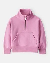 Toddler Girl 2-Piece Quarter-Zip Sweatshirt & Daydream Fleece Joggers Set - Pink
