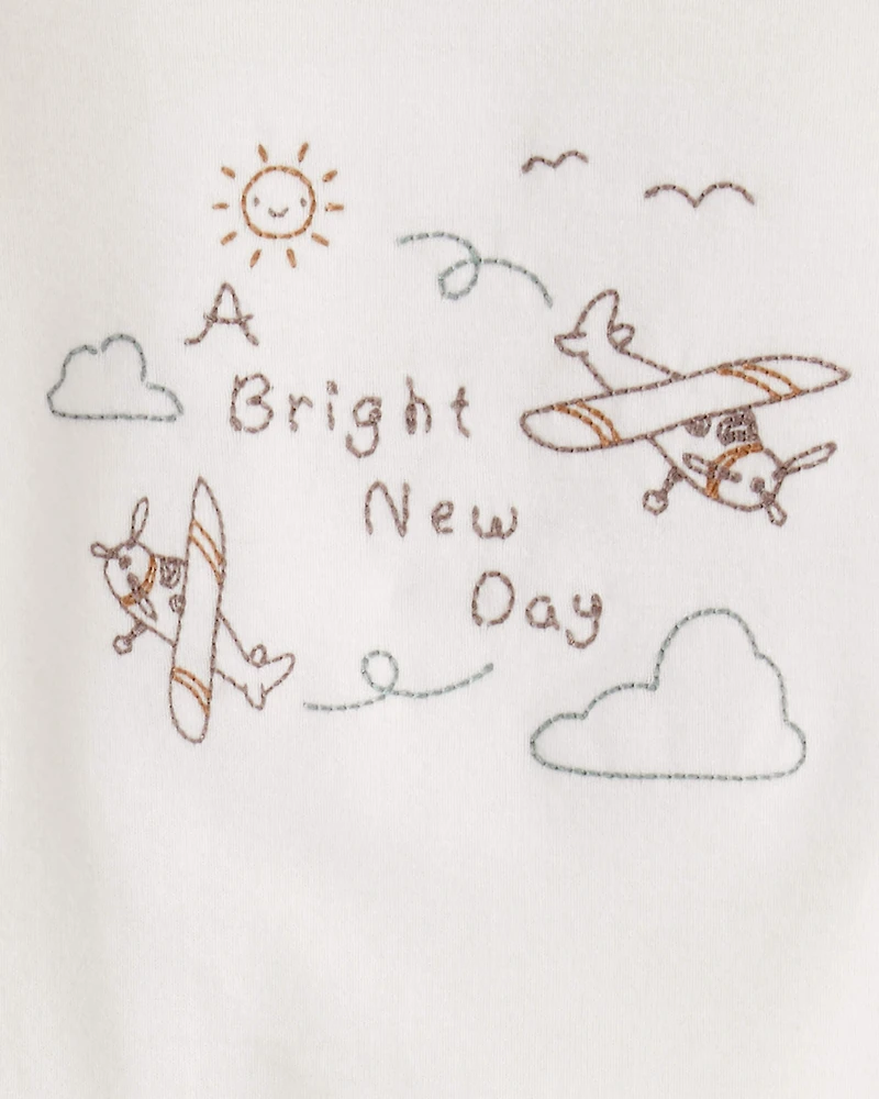 Baby 4-Piece Airplane Outfit Set