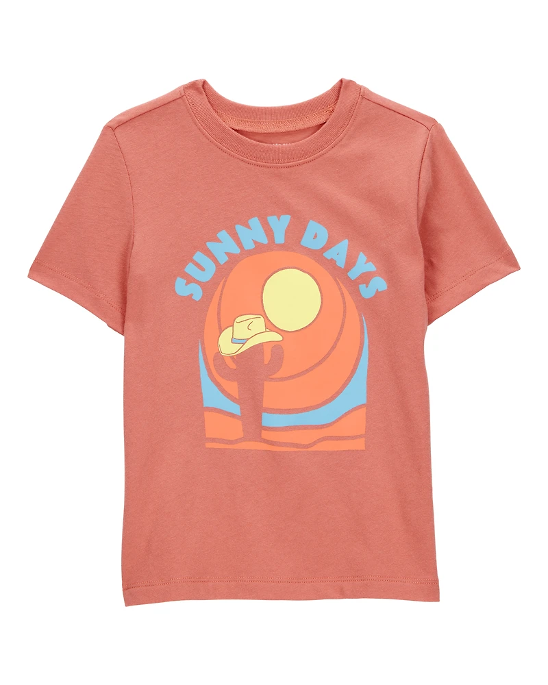 Toddler Sunny Days Short-Sleeve Graphic Tee - Orange