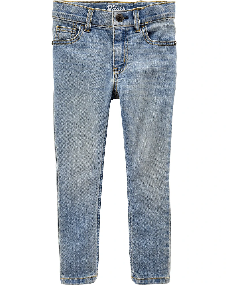 Baby Sun Faded Light Wash Skinny-Leg Jeans
