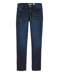 Kid Dark Blue Wash Skinny-Leg Jeans