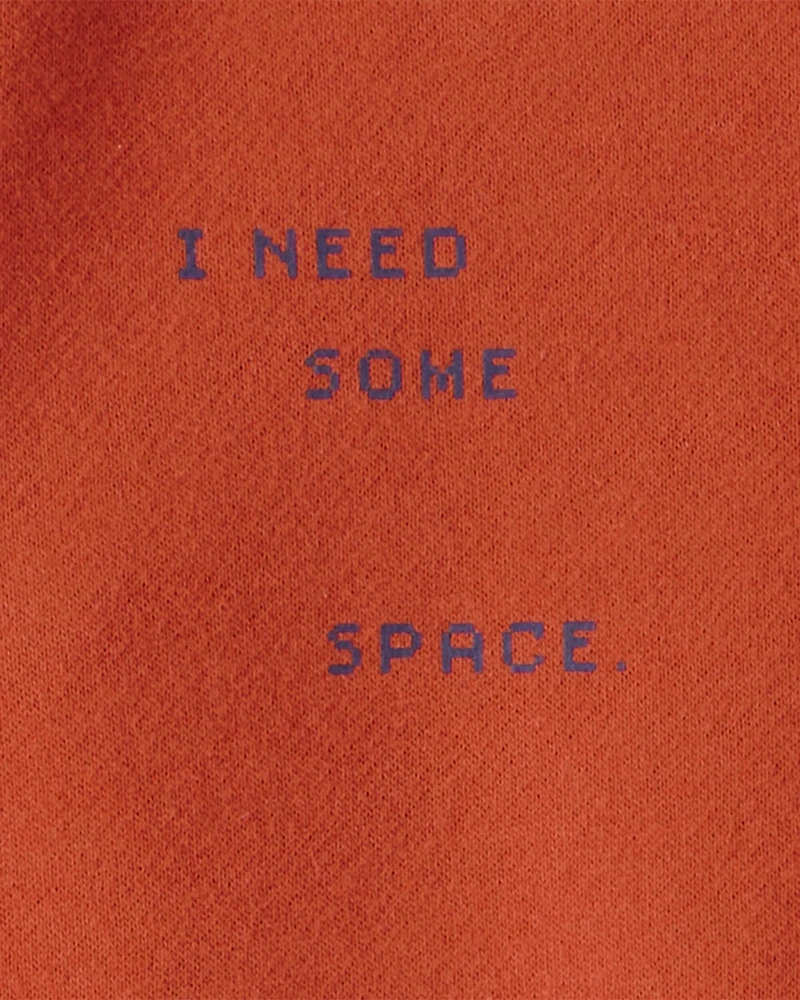 Boys Fleece Pullover Sweatshirt - Orange