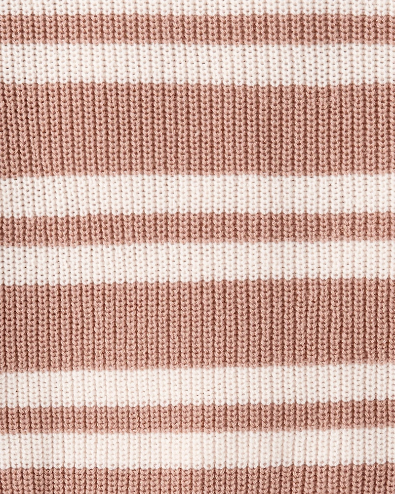 Girls Long-Sleeve Sweater - Brown