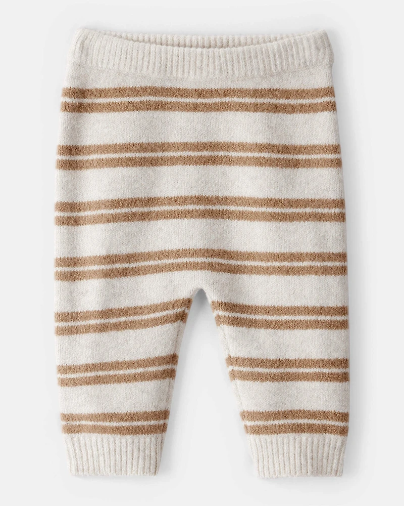 Baby Striped Sweater Knit Pants