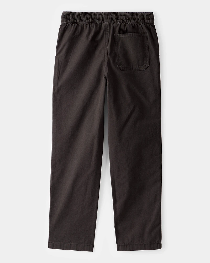 Kid Everyday Pull-On Pants - Dark Grey