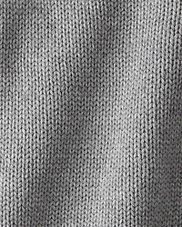 Baby Organic Cotton Sweater Knit Hooded Poncho