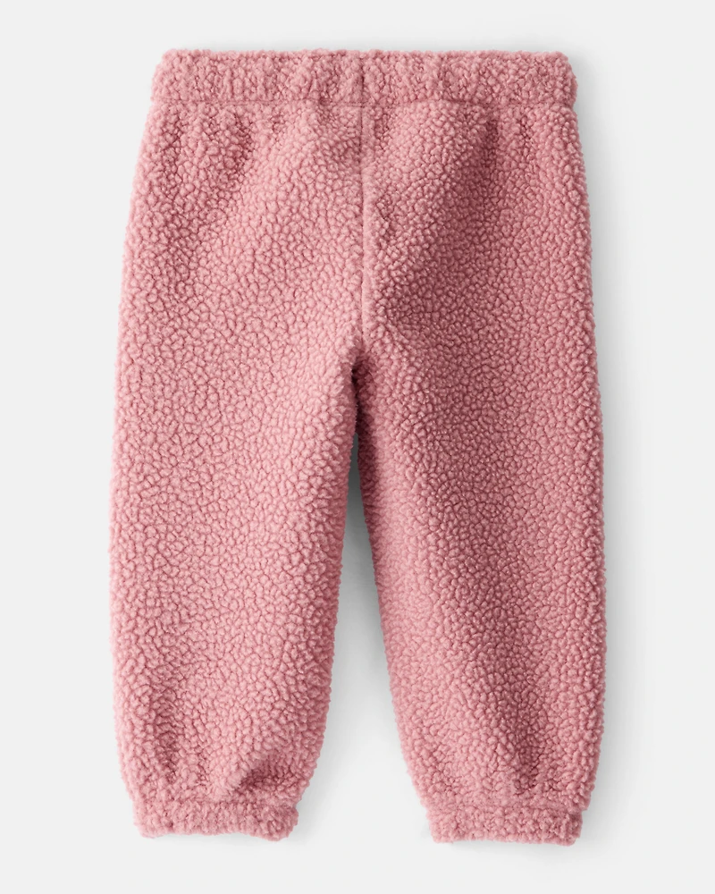Baby Girl Cozy Jogger Pant - Pink