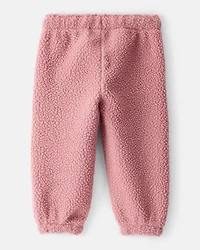 Baby Girl Cozy Jogger Pant - Pink
