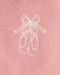 Baby 3-Piece Ballet Little Pullover Set - Pink/Ivory