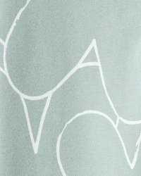 Toddler Girl Cotton Heart Stretch Leggings - Green