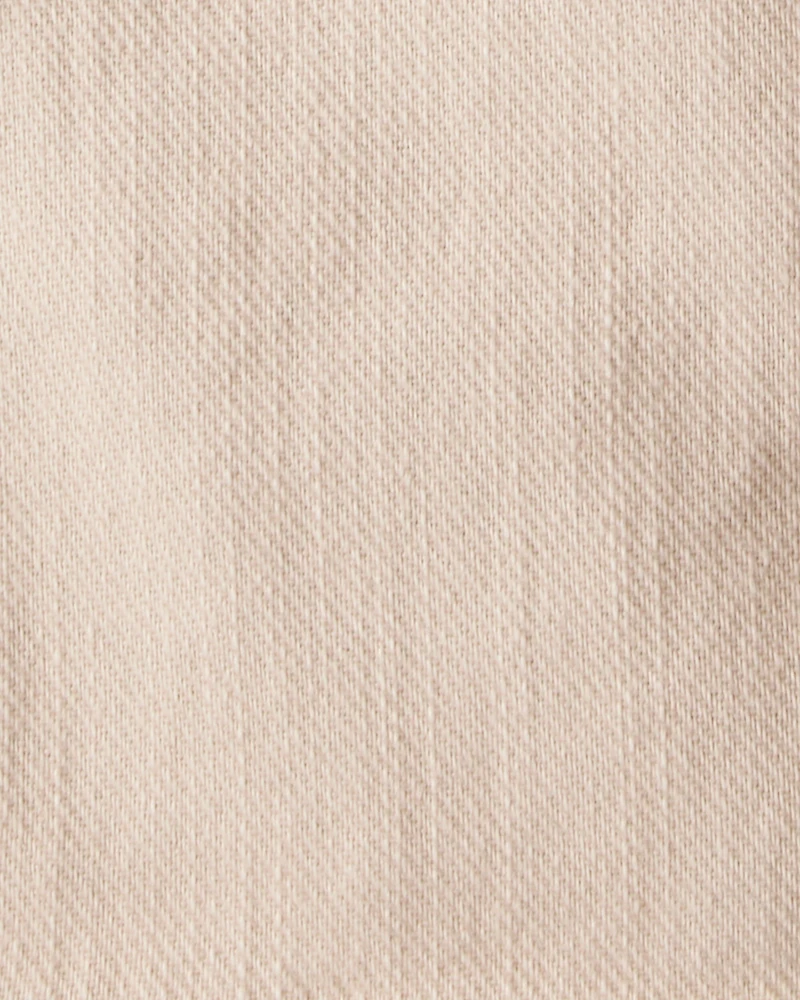 Baby Boy  Wide-Leg Carpenter Twill Pants - Khaki