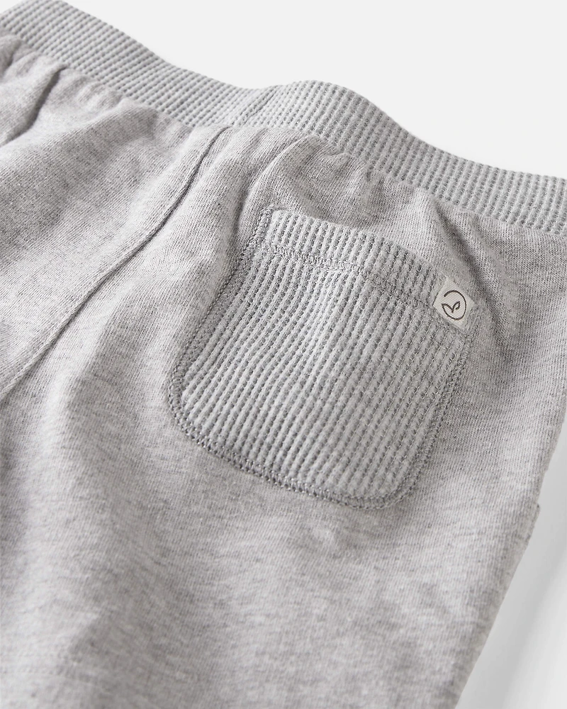 Baby 2-Pack Organic Cotton Waffle Knit Shorts
