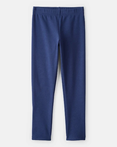 Girls Pull-On Stretch Cozy Leggings - Blue
