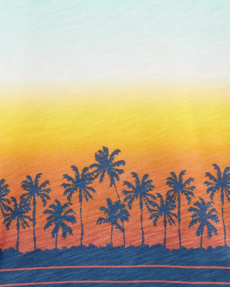 Boys Palm Tree Print Tank