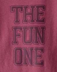 Toddler Boy The Fun One Long-Sleeve Graphic Tee - Red