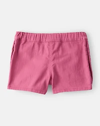 Toddler Girl 100% Cotton Skort - Pink