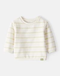 Baby Boy 2-Piece DayDream Fleece Pullover Sweatshirt & Pull-On Pants Set - Ivory/Green