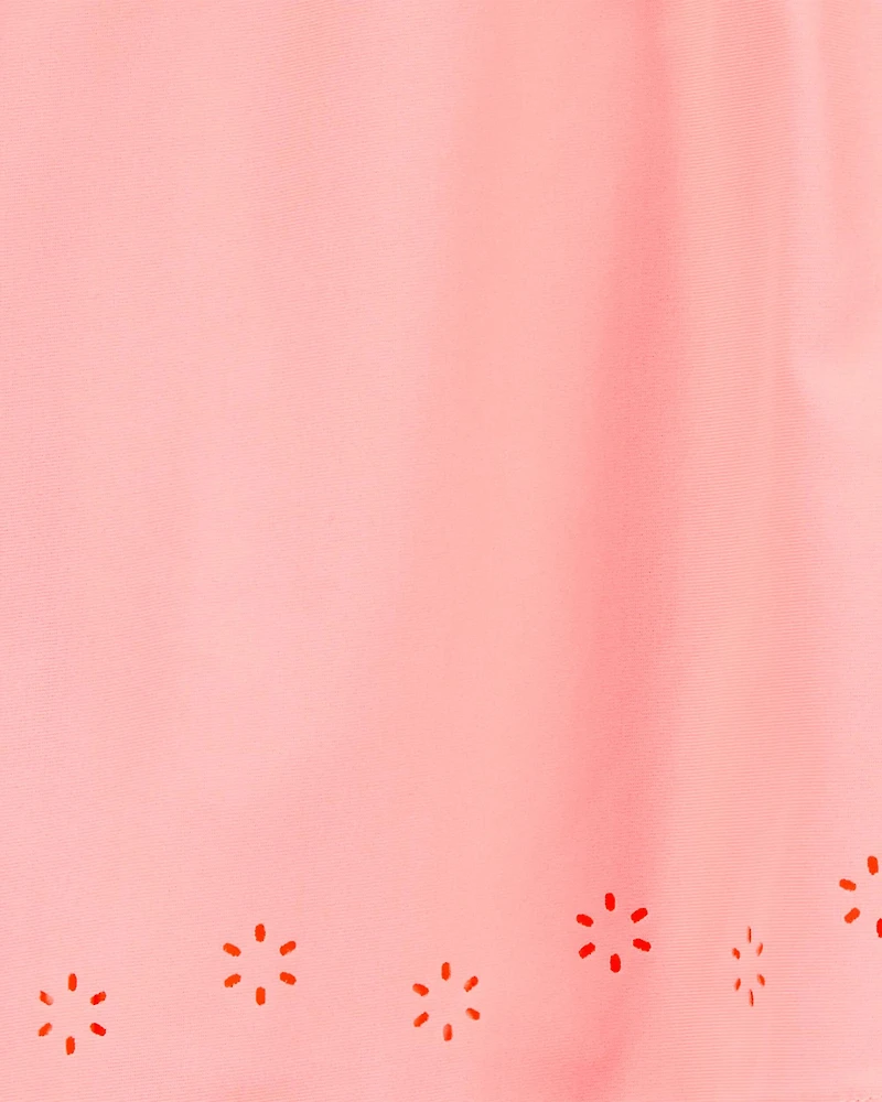 Kid Active Wrap Skort - Coral