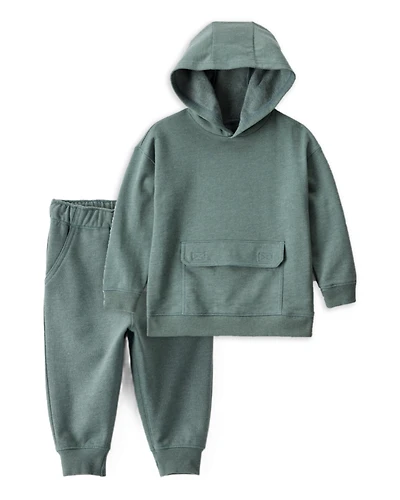 Toddler Boy 2-Piece DayDream Fleece Long-Sleeve Hoodie & Jogger Set - Green