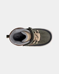 Toddler Boy Ankle Boots - Olive