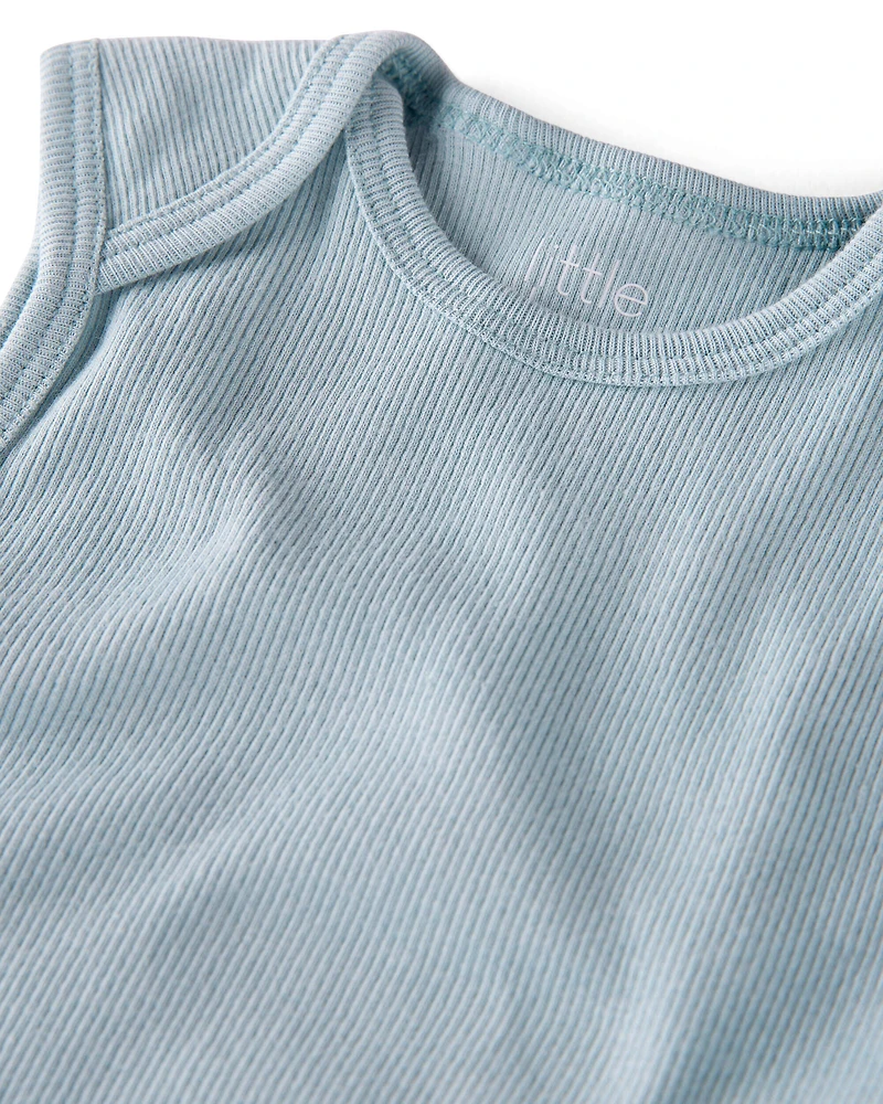 Baby 3-Pack Organic Cotton Rib Bodysuits