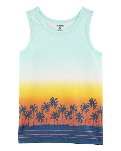 Kid Palm Tree Print Tank