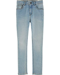 Kid Light Blue Wash Skinny-Leg Jeans