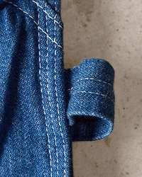Adult X-Small Vintage Medium Wash Denim Carpenter Jeans from the OshKosh Archive Release