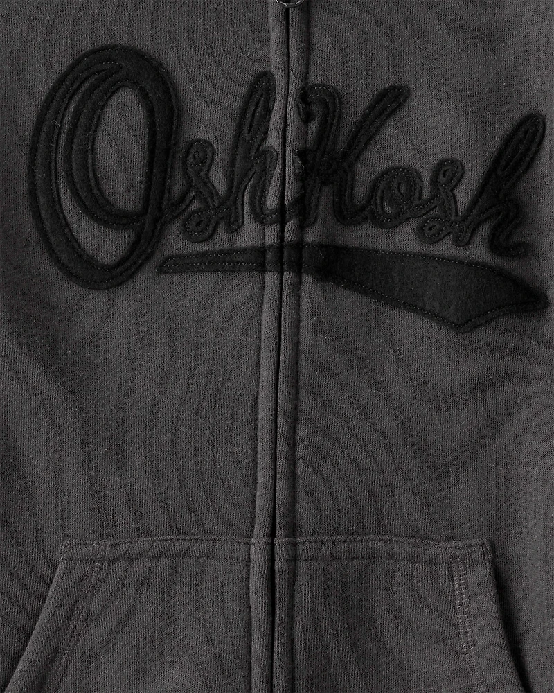 Boys OshKosh Fleece Logo Zip Jacket