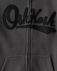 Boys OshKosh Fleece Logo Zip Jacket