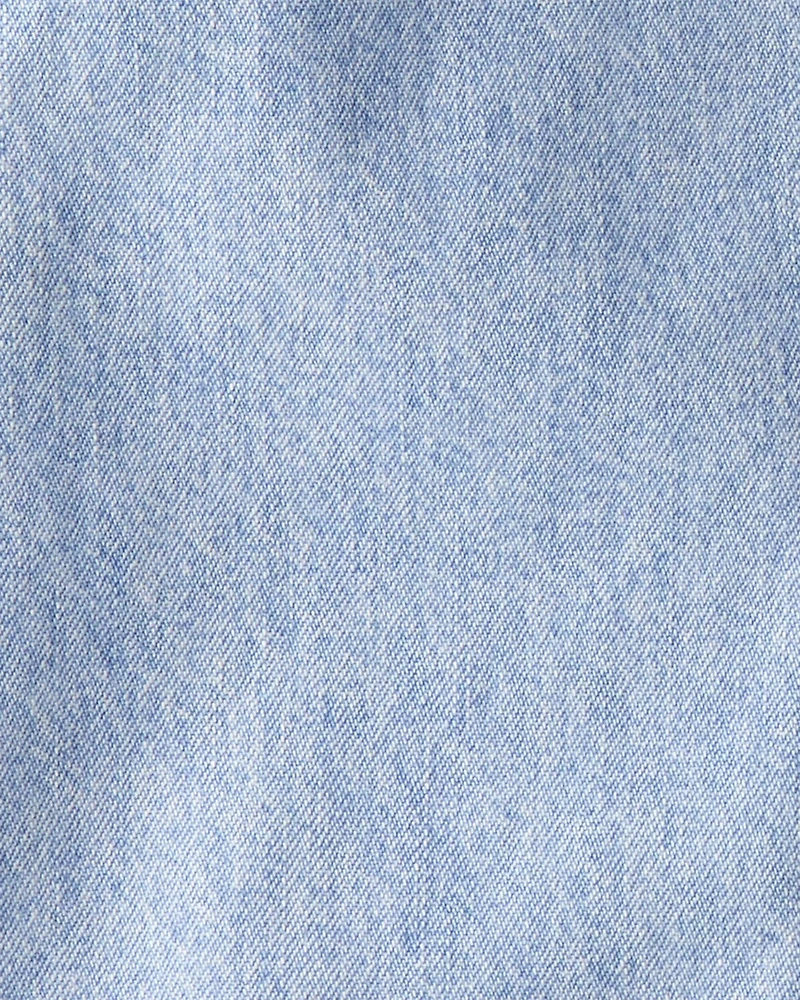 Toddler Boy Denim Fashion Jacket - Rain Wash