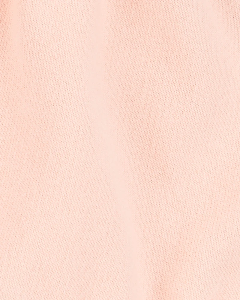 Baby Pull-On French Terry Shorts - Pink