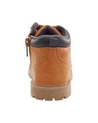 Kid High-Top Faux Leather Boots