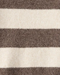Toddler Boy Striped Long-Sleeve Sweater - Brown