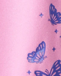 Girls Wicked Glinda Sparkle Butterfly Joggers - Pink