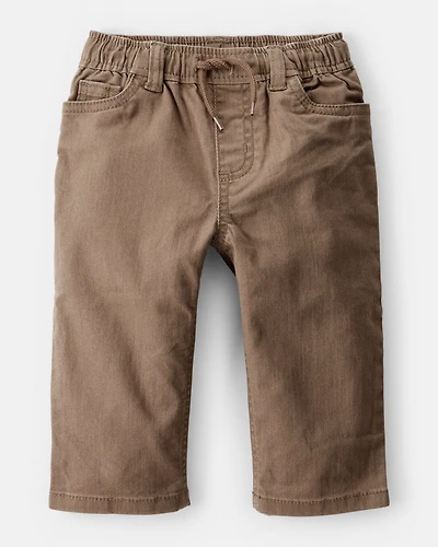 Baby Boy Tapered Washed Jeans - Brown