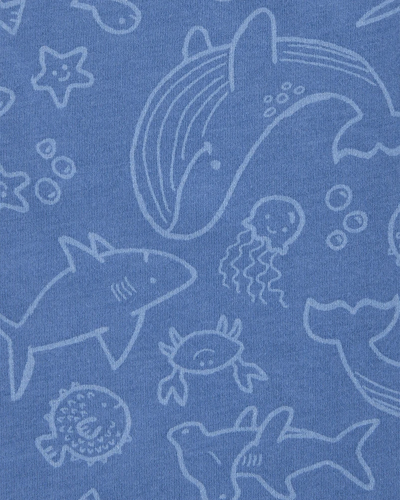 Toddler Sea Animals Graphic Tank - Blue