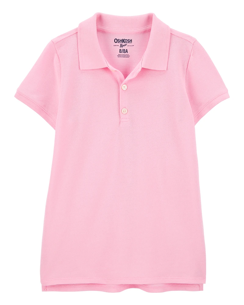 Girls Piqué Polo Shirt