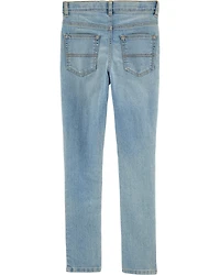 Kid Light Blue Wash Skinny-Leg Jeans