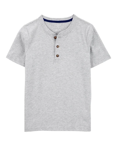 Kid Short-Sleeve Henley Tee