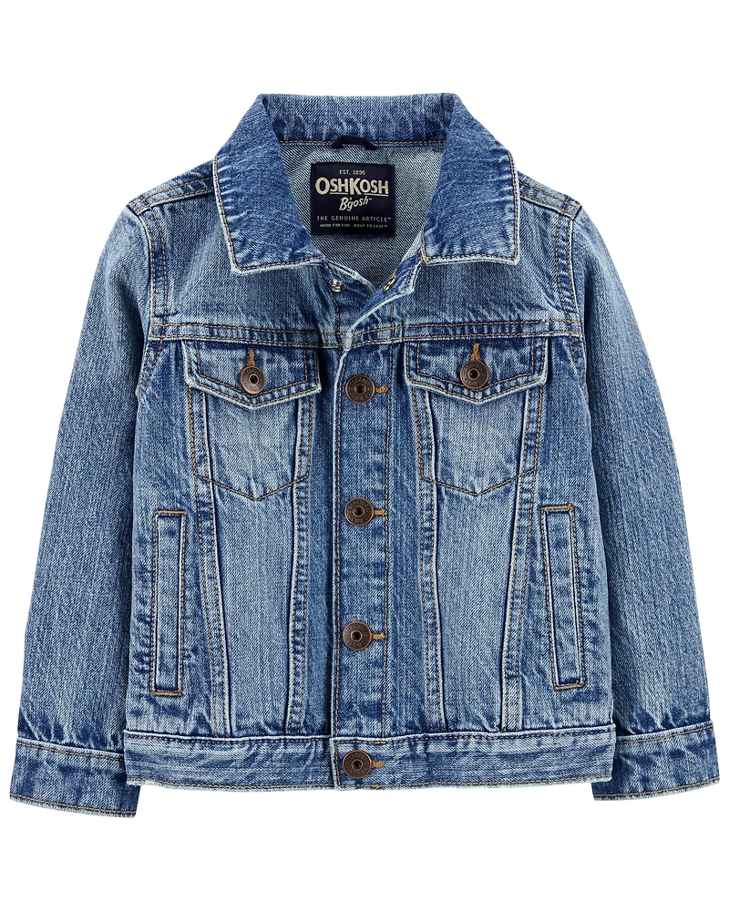 Toddler Denim Jacket - Medium Wash