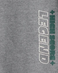 Boys Gaming Fleece Pullover Sweatshirt - Grey